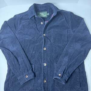 Y2K Rodd & Gunn navy blue corduroy jacket men’s size medium